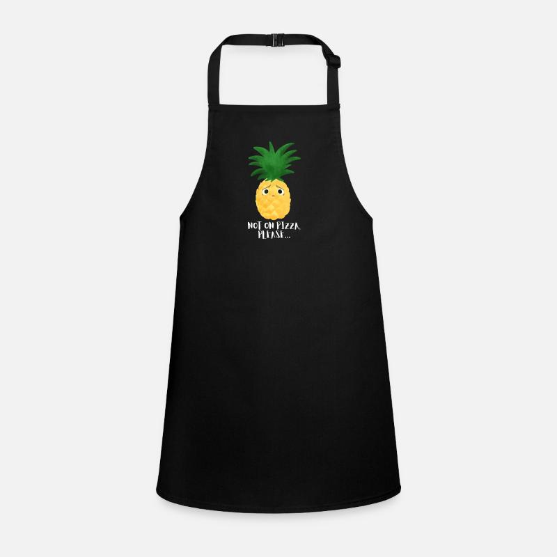 Save the pineapple - Children's Apron - black