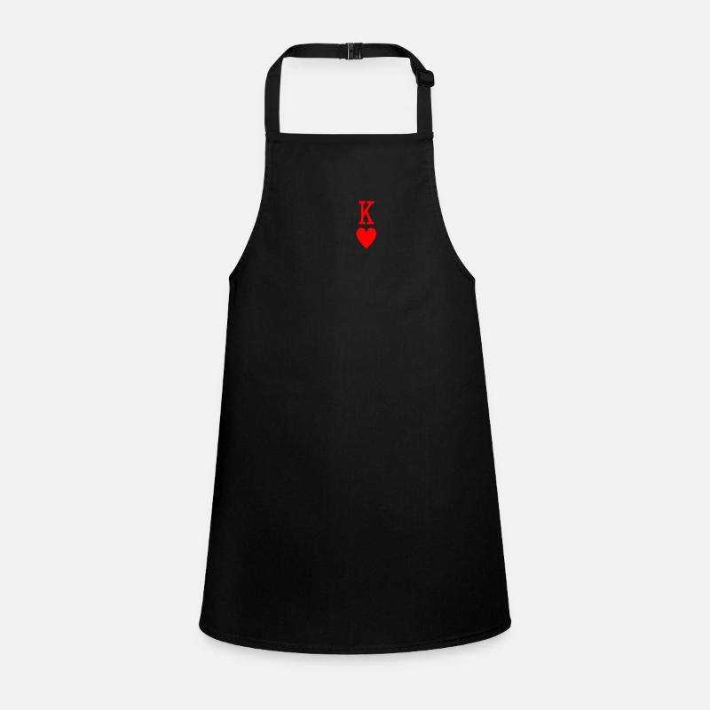 King of Hearts Small Left Side Tablier Enfant