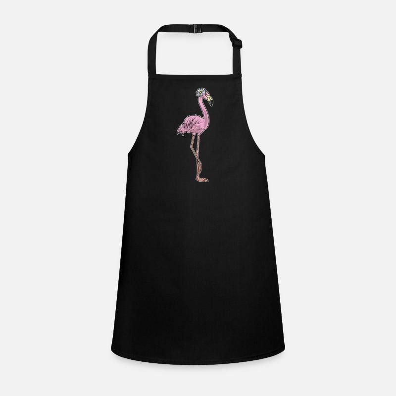 Flamingo Gänseblümchen  Schürze für Kinder