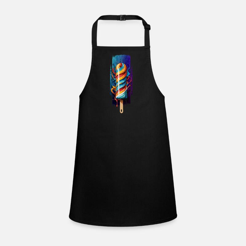 Douceur en spirale : sucette arc-en-ciel Tablier Enfant