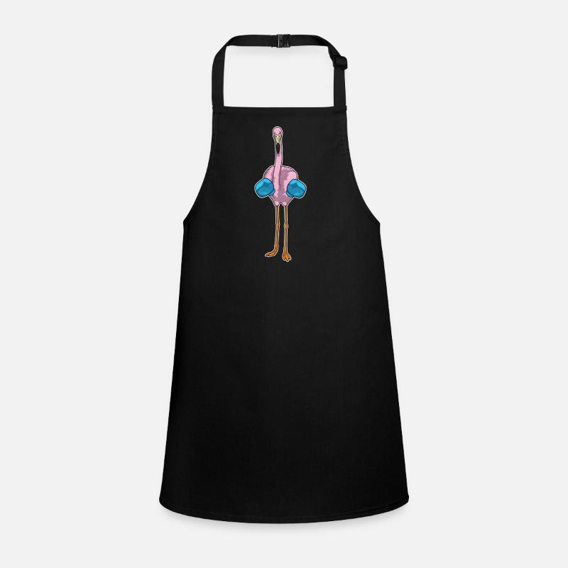 Flamingo Boxer Boxing Gloves Children's Apron