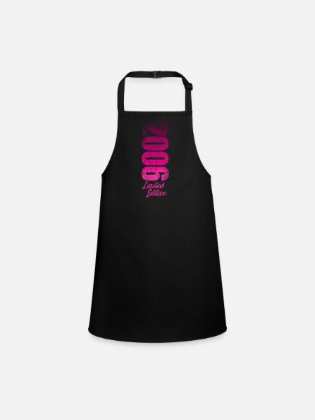 2006 Vintage 18th Birthday - Children's Apron - black - Front