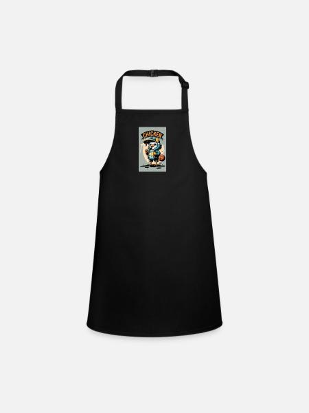 Cool Chicken - Schürze für Kinder - Schwarz - Vorne