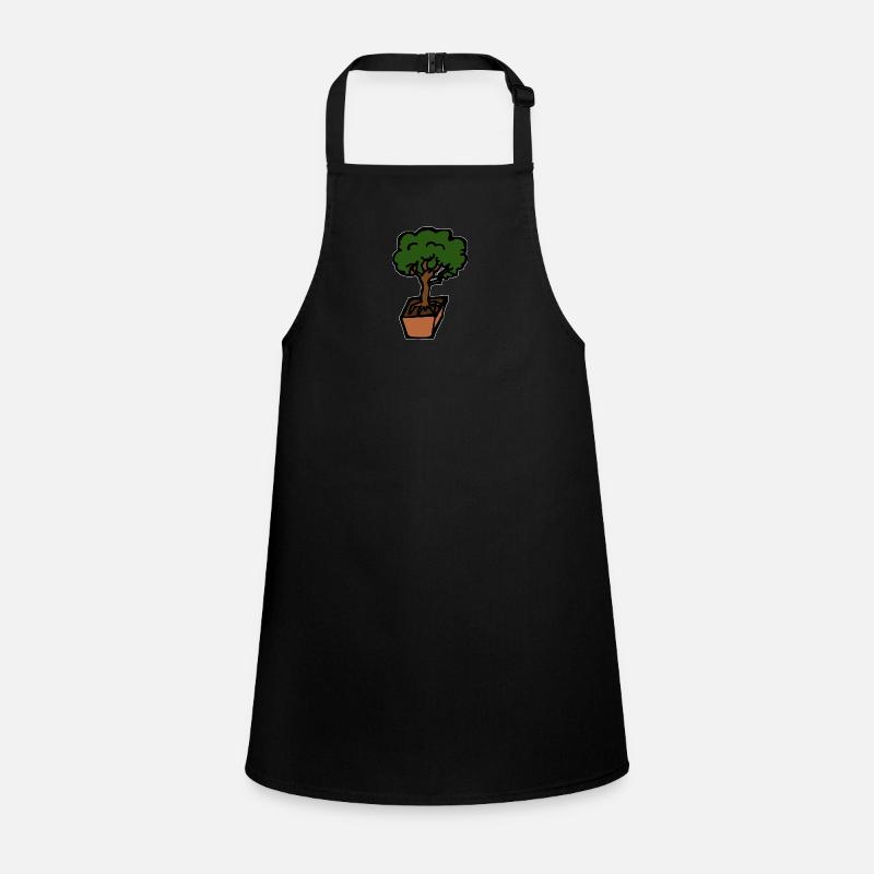 Bonsai Tree Hobby Gift Idea Relaxation Children's Apron