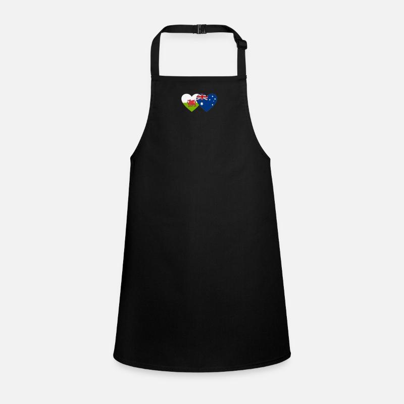 Pays de Galles Australie Flag Heart Tablier Enfant