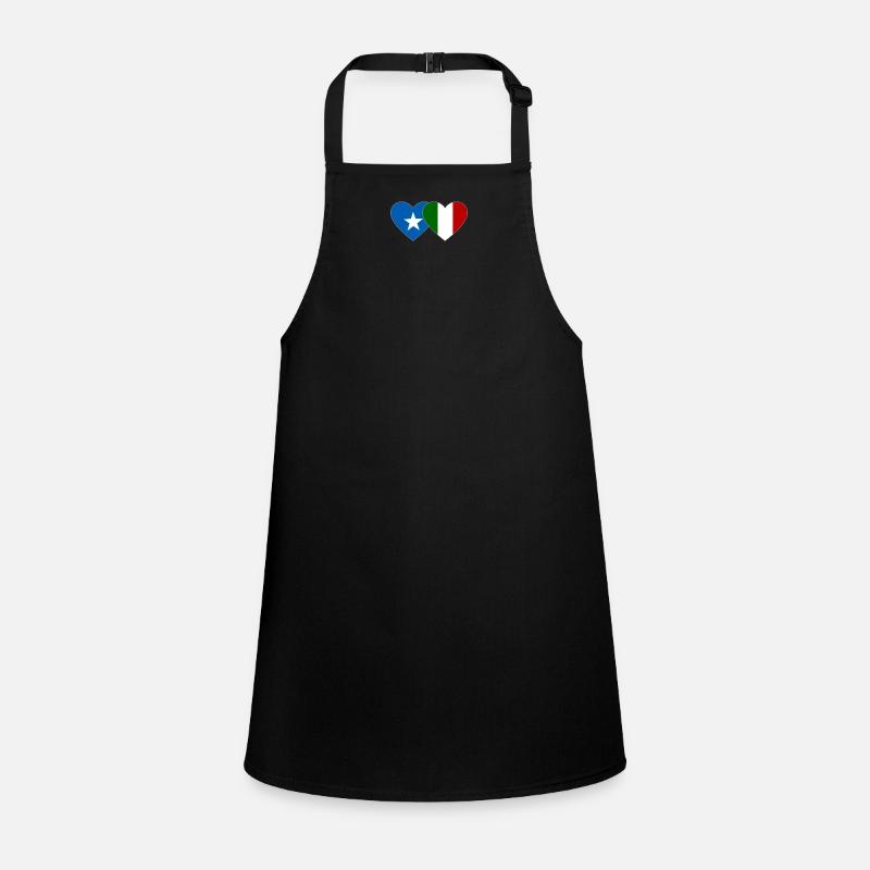 Somalie Italie Flag Heart Tablier Enfant