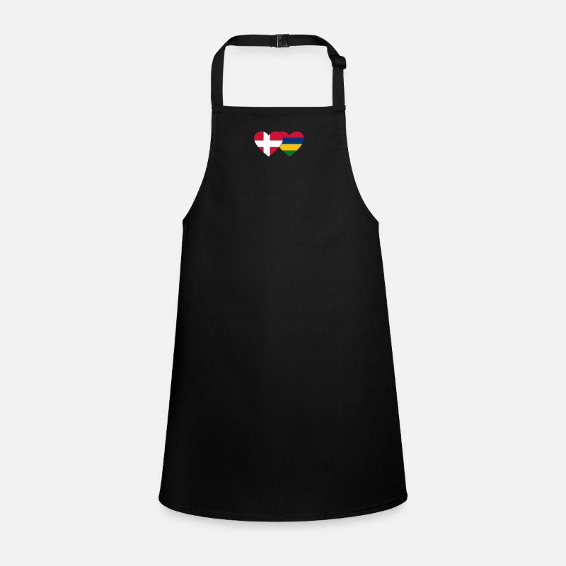 Danemark Maurice Flag Heart Tablier Enfant