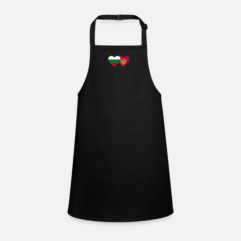 Bulgarie Monténégro drapeau Tablier Enfant