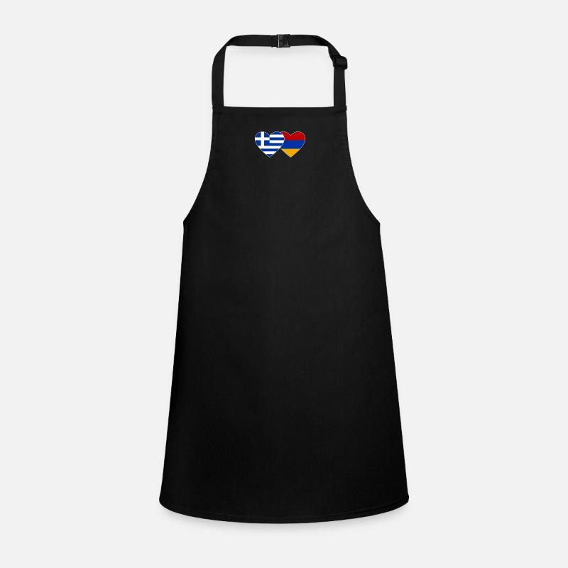 Greece Armenia flag heart Children's Apron
