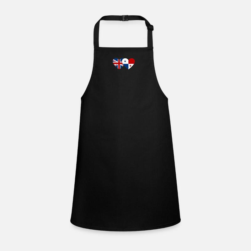 England Panama Flag Heart Children's Apron