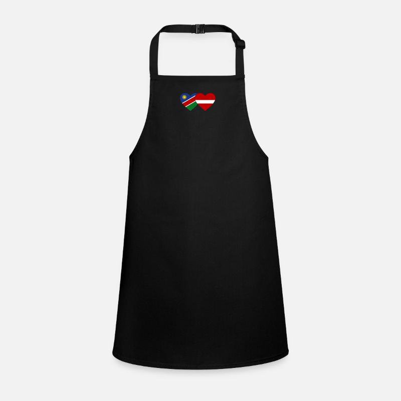 Namibia Latvia Flag Heart Children's Apron