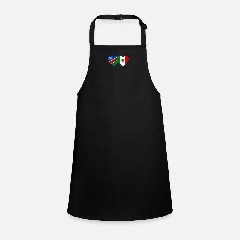 Namibia Mexico Flag Heart Children's Apron