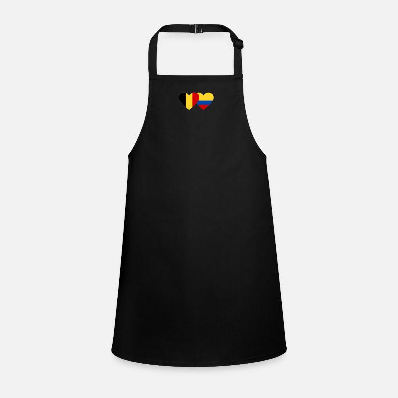 Belgique Colombie Drapeau Coeur Tablier Enfant