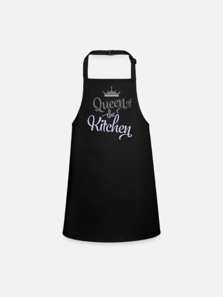 cuisinier - Tablier Enfant - noir - Devant