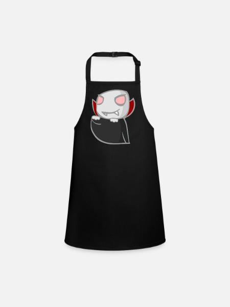vampire - Tablier Enfant - noir - Devant