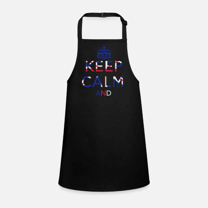 Keep calm... Union Jack Tablier Enfant