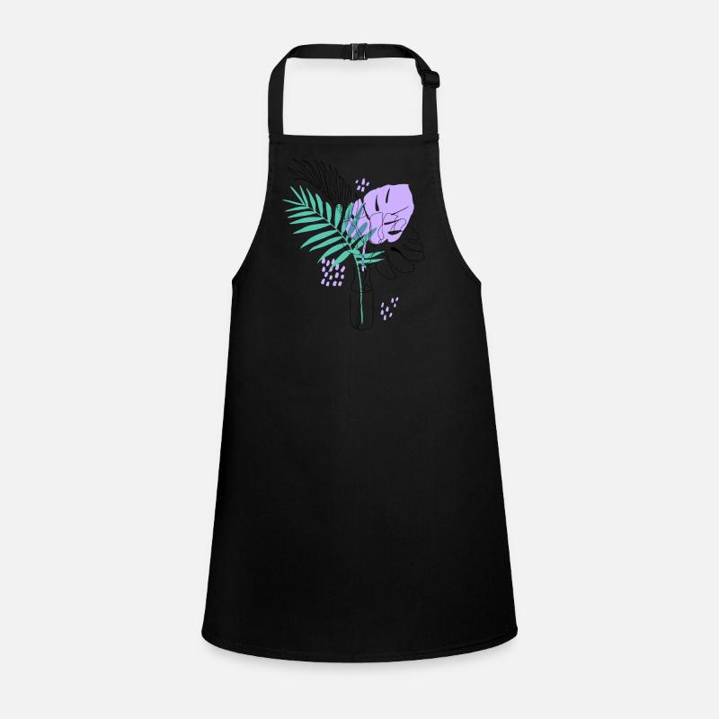 Artistic plant illustration Children's Apron