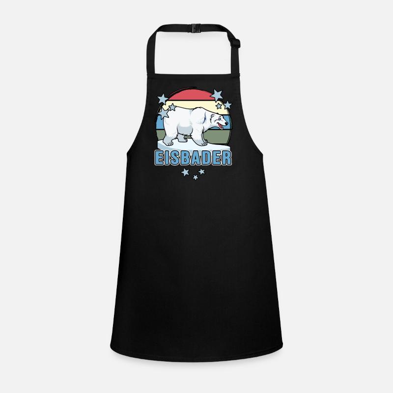 eisbader winterbad cold resistant winter bather Children's Apron