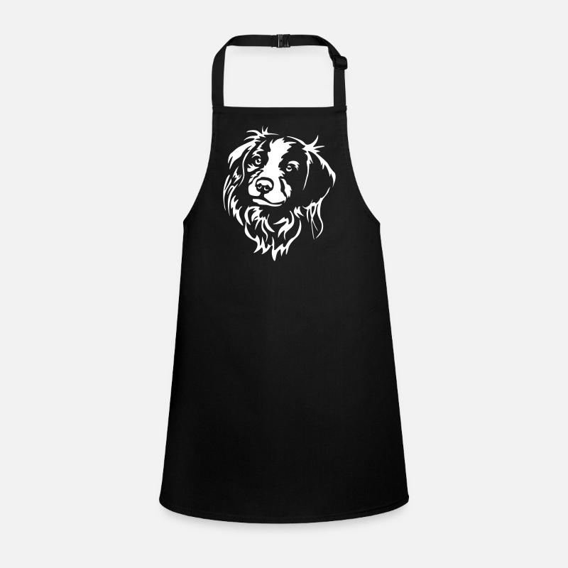 Kooikerhondje Head « Black Edition » Tablier Enfant