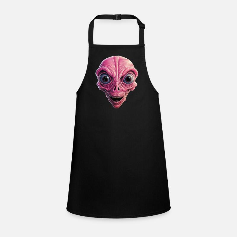 Shocked alien, shock, alien face, curiosity Children's Apron