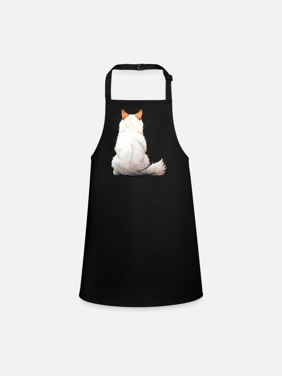 Turkish Van - Children's Apron - black - Front