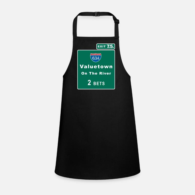Poker Design Valuetown -straight flush - Shield Children's Apron