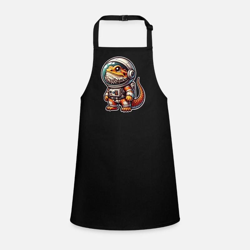 Bearded Dragon Astronaut Children's Apron
