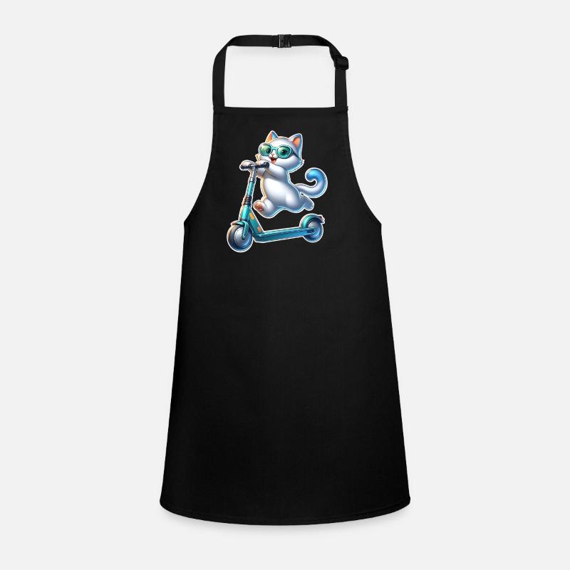 E-Scooter E-Scooter Cat Scooter Children's Apron
