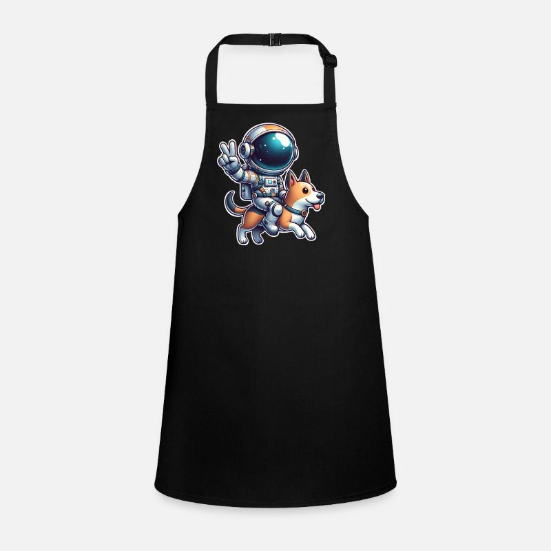 Astronaut Dog Children's Apron