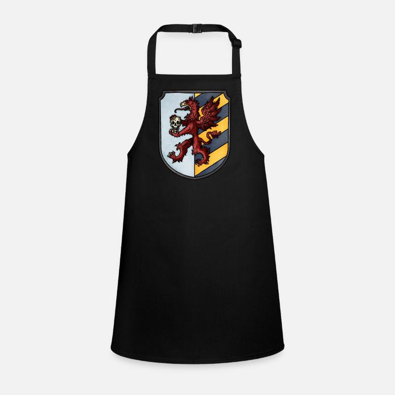 Wappen roter Greif Schürze für Kinder