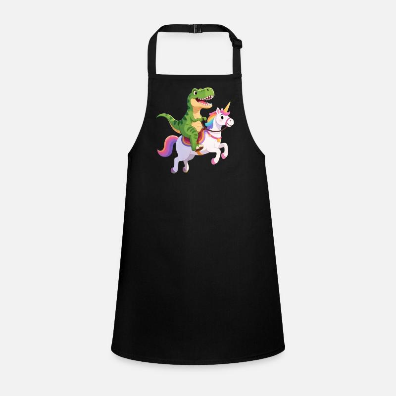 T-Rex on Unicorn – Fantasy Clash Children's Apron
