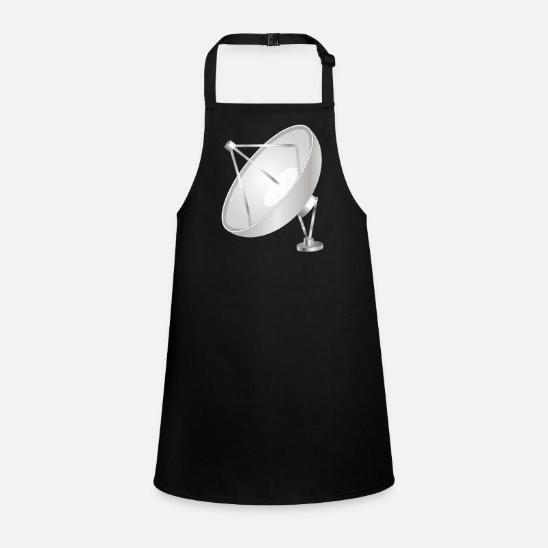 Satellite dish with a clear modern look Children's Apron