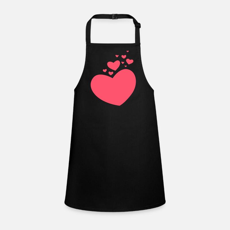 Small and big hearts Children's Apron