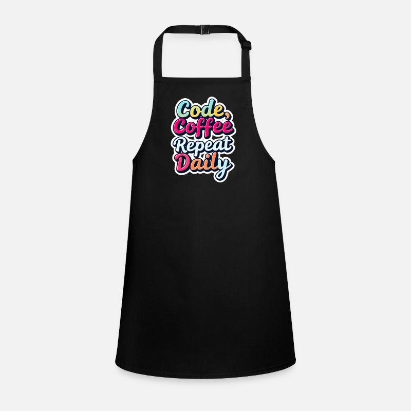 Code Sleep Debug Repeat Programmer Shirt Children's Apron