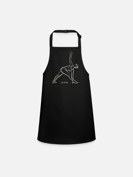 CONTOUR DE L’ÂME - Trikonasana - Tablier Enfant - noir