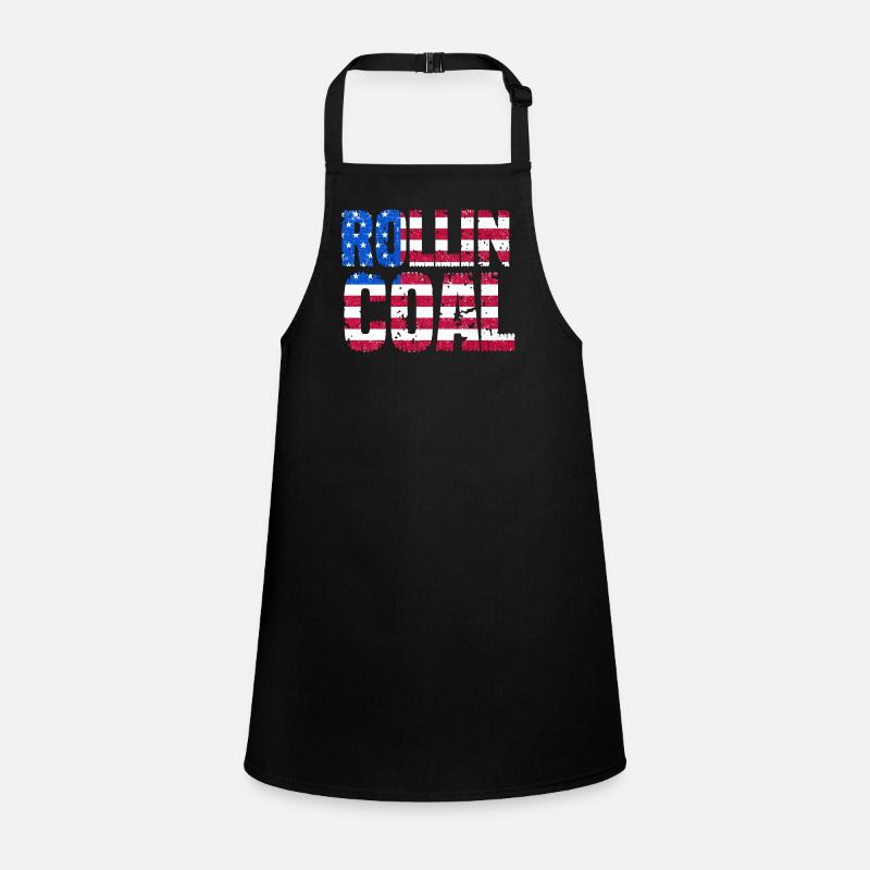 USA Carbon Roller Design for Diesel Drivers Children's Apron