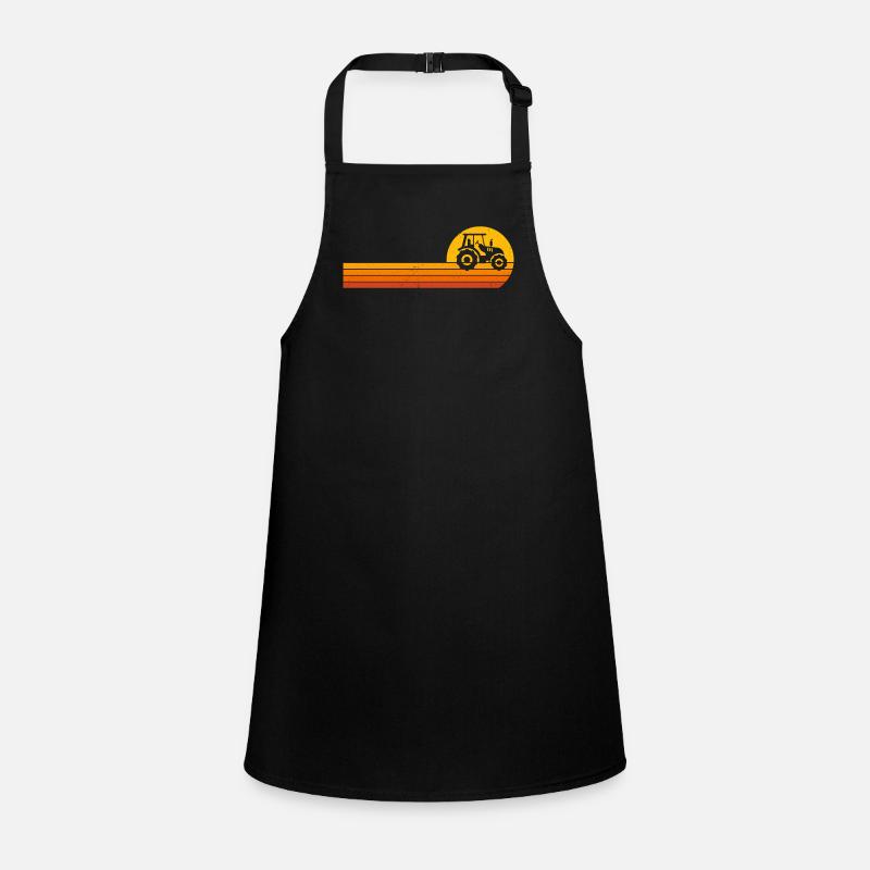 Farmer Tractor Sunrise Farmer Tractor Children's Apron