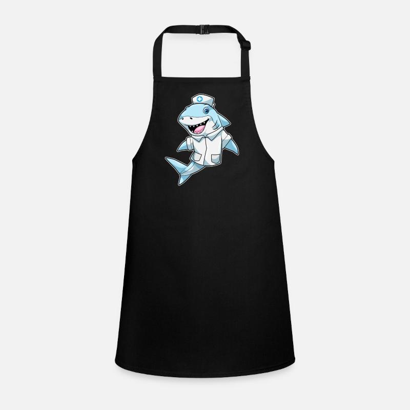 Hai als Krankenschwester mit Kittel Schürze für Kinder