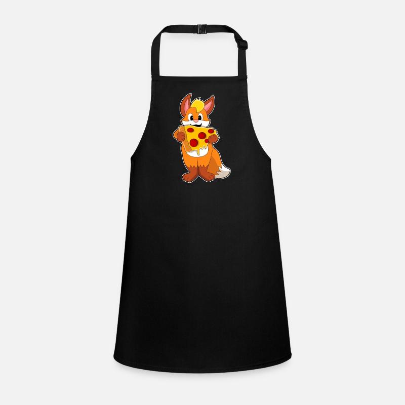 Fox with pizza Children's Apron