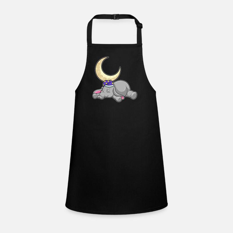 Elefant mit Mond Schürze für Kinder