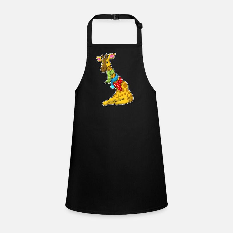 Giraffe with scarf Children's Apron