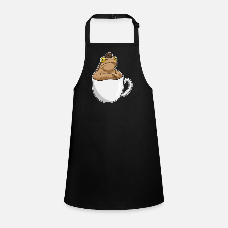 Frog Coffee Coffee Bean Children's Apron
