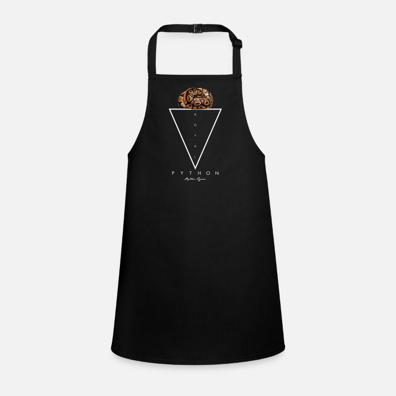 Royal Python Geometric Modern Snake Keeper Children's Apron