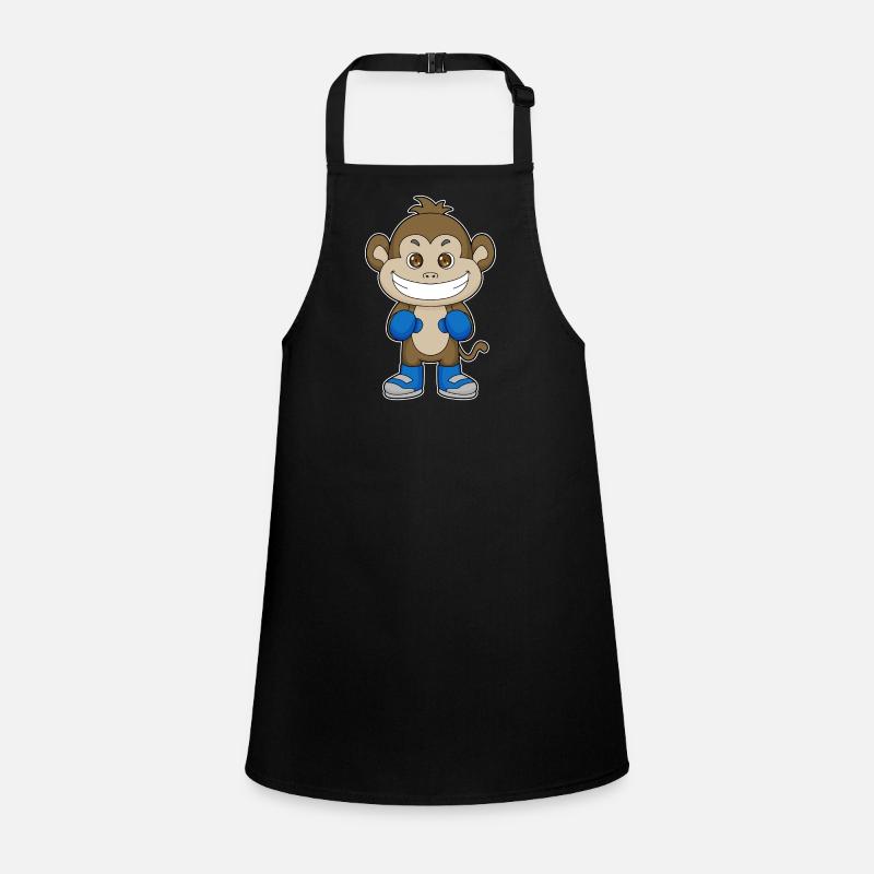 Monkey Boxing Boxer Boxing Gloves Children's Apron