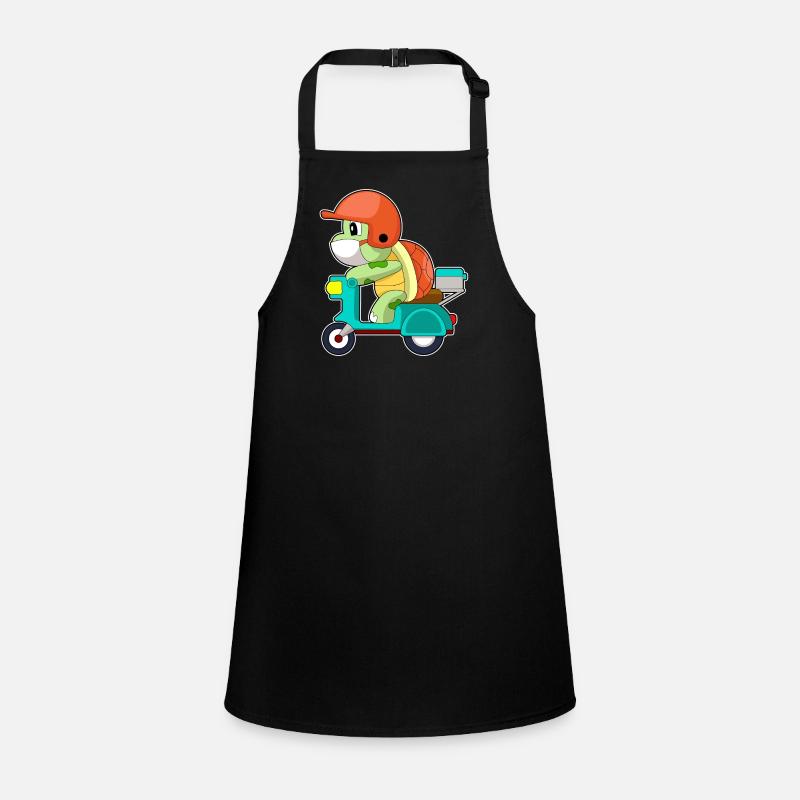 Turtle Scooter Children's Apron