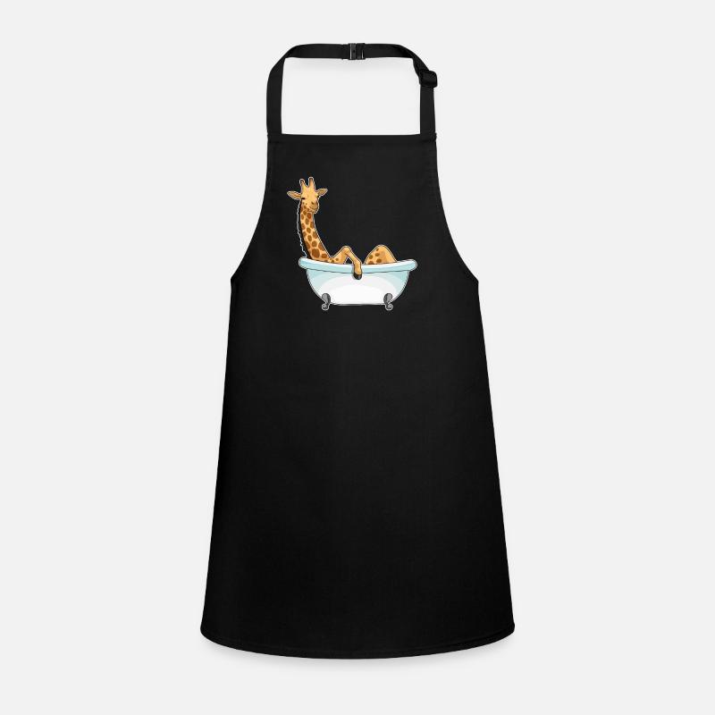 Giraffe Bath Bathtub Children's Apron
