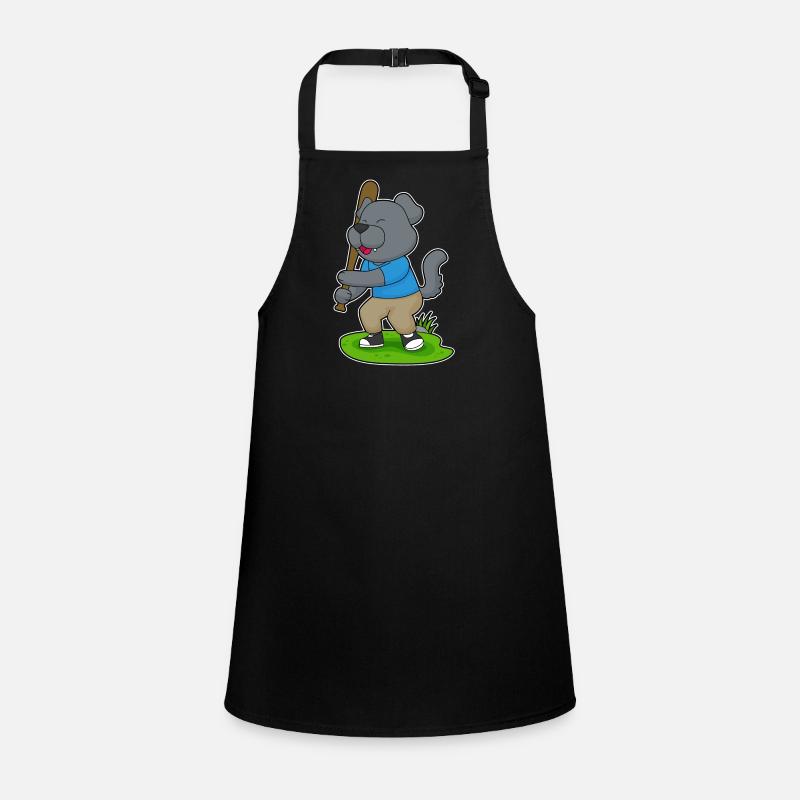 Chien Baseball Batte Tablier Enfant