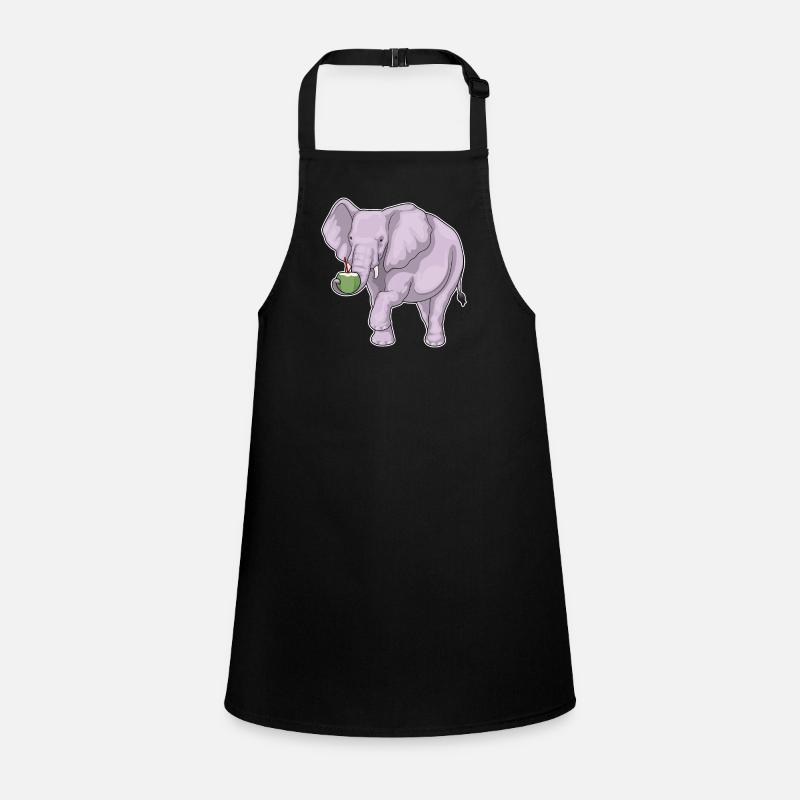 Elephant Coconut Children's Apron