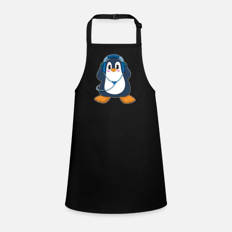 Musique Casque Penguin Tablier Enfant