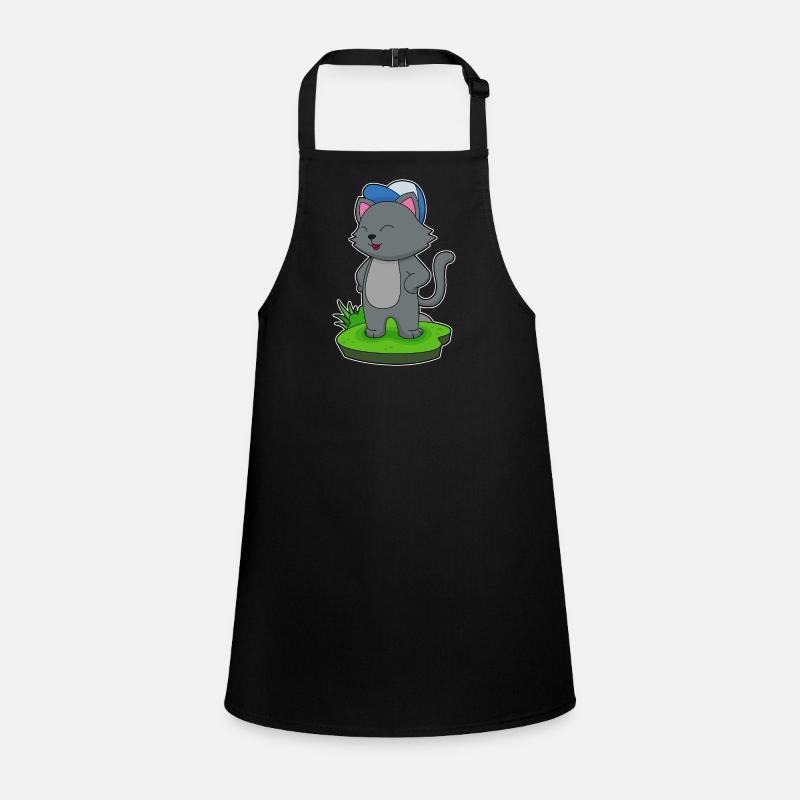 Casquette pour chat - Tablier Enfant - noir